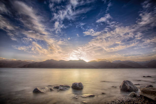 istock Sunrise over Pangong lake 950777108