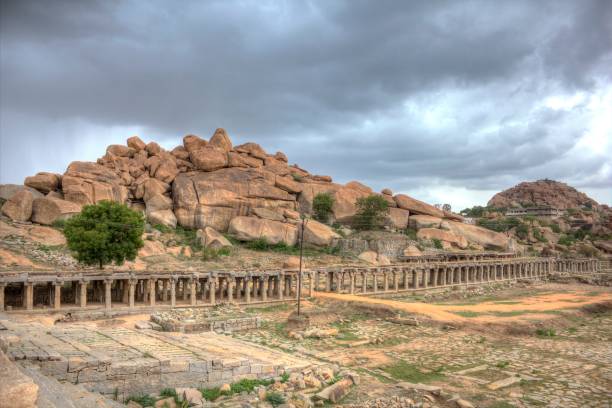 istock Krishna bazar in Hampi 950777126