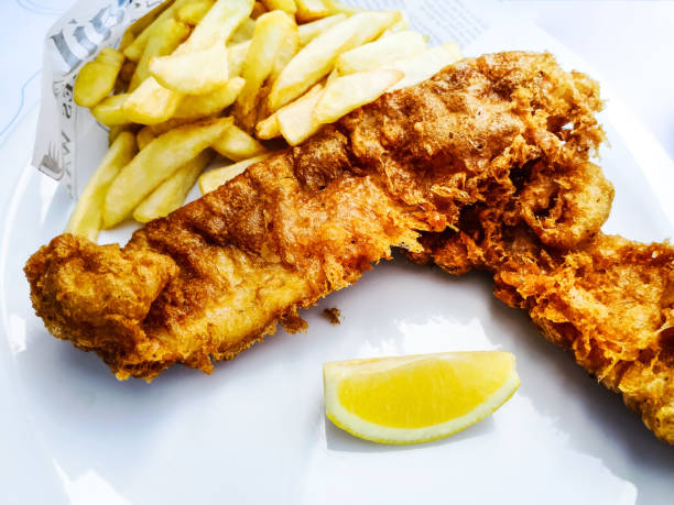 istock British Traditional fish and chips and tartar sauce 950791802