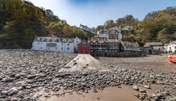 istock Slipway for boats at Clovelly harbour front 950791946