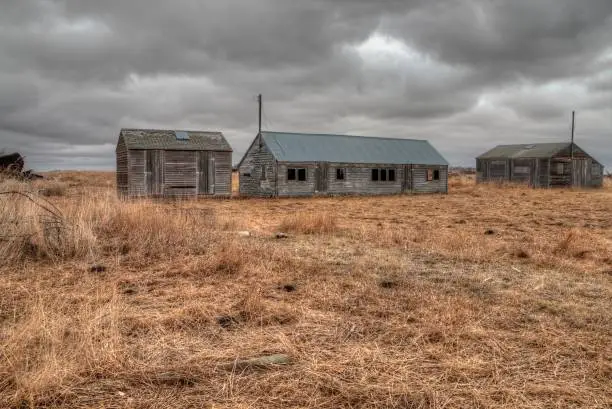 Photo of Abandoned Farmhouse in South Dakota slowly decays