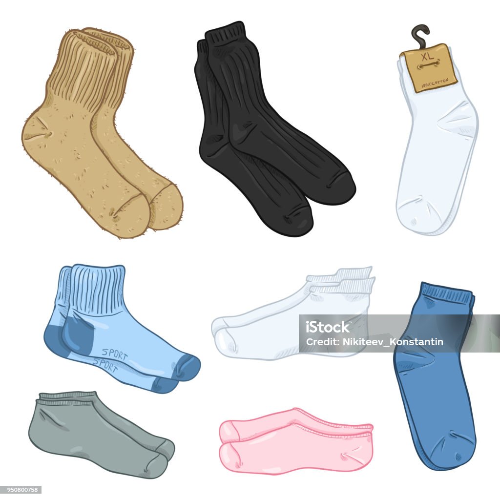 Ilustración de Vector Conjunto De Dibujos Animados De Calcetines De Estilo Diferente y más Vectores Libres de Derechos de Calcetín - iStock Ilustración de Vector Conjunto De Dibujos Animados De Calcetines De Estilo Diferente y más Vectores Libres de Derechos de Calcetín - iStock