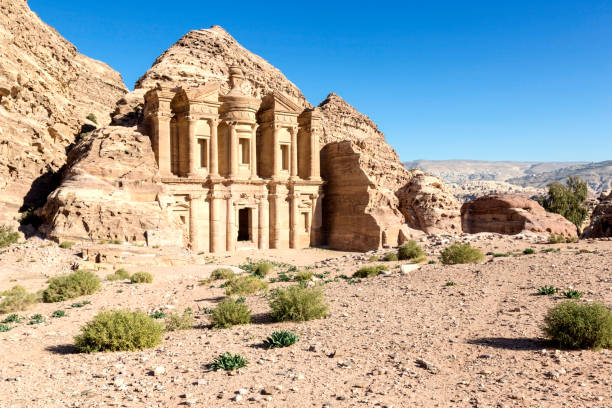 istock The Monastery Al Deir in Petra, Jordan 950801970
