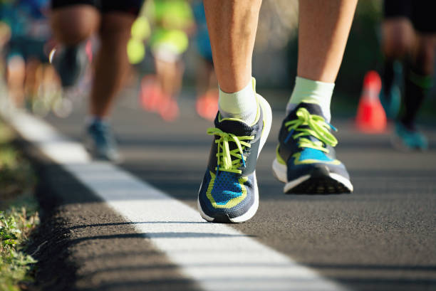 istock Marathon running in the light of evening 950803044