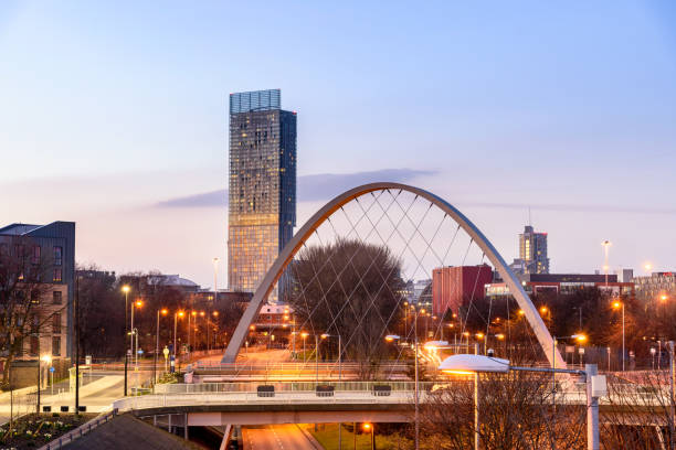 cidade de manchester - grande manchester - fotografias e filmes do acervo