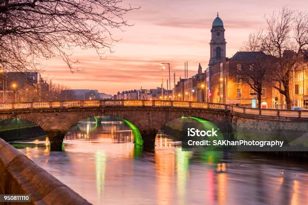 River Liffey Dublin Ireland Stock Photo - Download Image Now - Ireland, City, Liffey River - Ireland