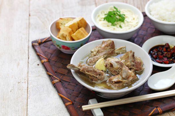 istock singare bak kut teh, spicy pork rib soup 950811512