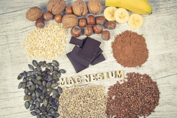 istock Products containing magnesium. Healthy food. 950831322