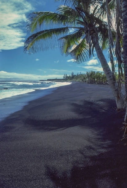 istock black sand at Kalapana, Hawaii 1978 950831832