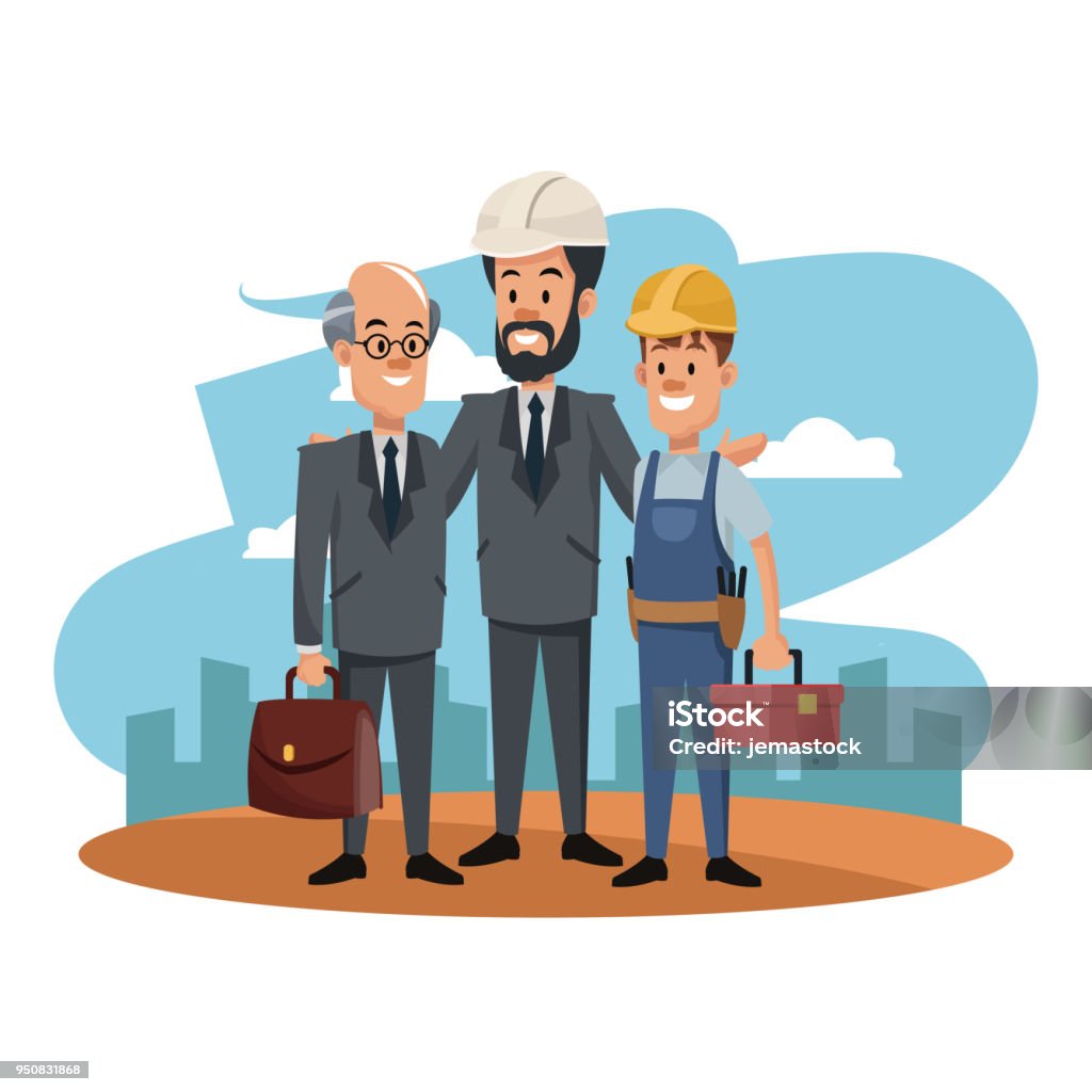 Ilustración de Dibujos Animados De Trabajo En Equipo De Construcción y más Vectores Libres de Derechos de Adulto - iStock Ilustración de Dibujos Animados De Trabajo En Equipo De Construcción y más Vectores Libres de Derechos de Adulto - iStock