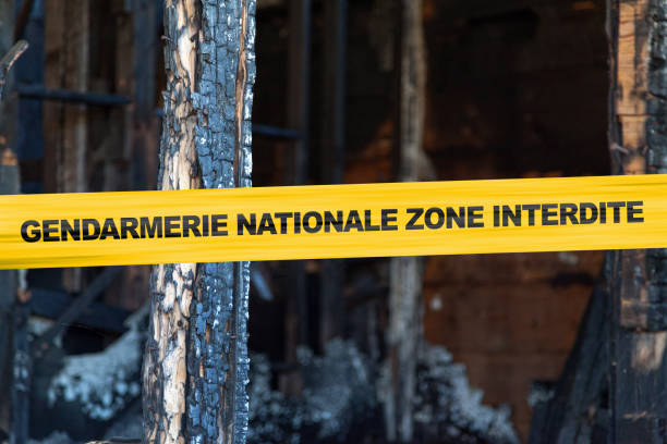 istock National Gendarmerie, prohibited area 950836722