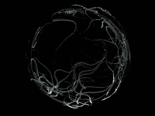 istock black fluid drops mixing and formation isolated on black 950846084