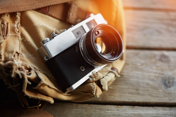 istock Vintage rangefinder film camera 950850538