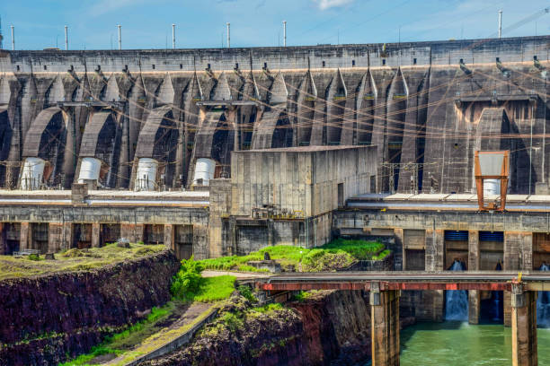 Itaipú Dam stock photo