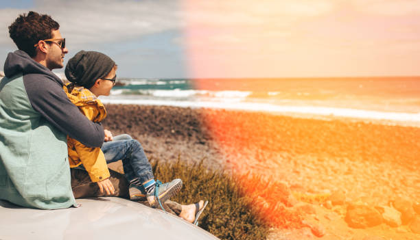 istock Enjoying seaside view with my dad 950860976