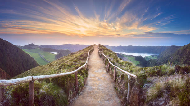 istock Mountain landscape Ponta Delgada island, Azores 950861312