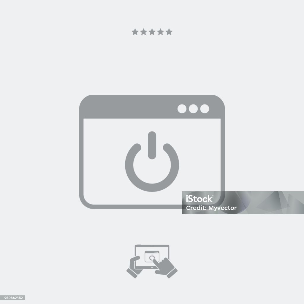 Application Power Switch Stock Illustration - Download Image Now ...