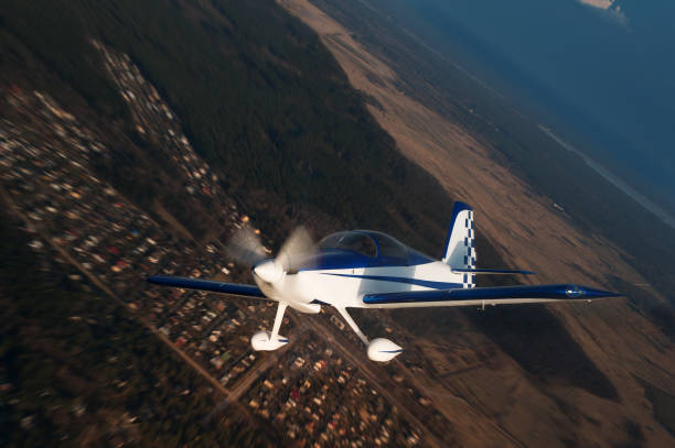 istock Small airplane in the sky 950865348