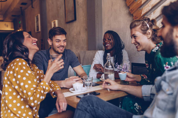 istock Group of friends drinking coffee 950869448