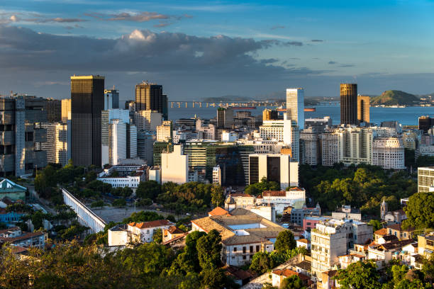 istock Rio de Janeiro City Downtown View by Sunset 950873886