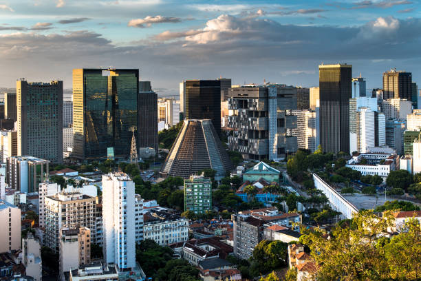 istock Rio de Janeiro City Downtown View by Sunset 950874012