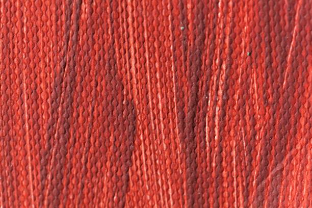 istock Red color of a painting on canvas 950875744