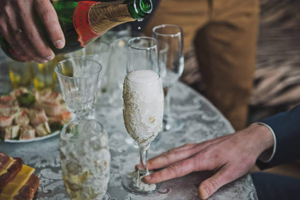 istock Filling the glass with champagne 3508. 950884120