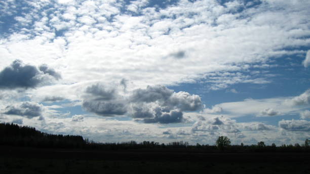istock Interesting Cumulus Clouds in the Blue Sky 950899802