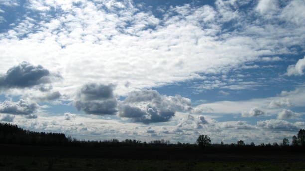 istock Interesting Cumulus Clouds in the Blue Sky 950899826