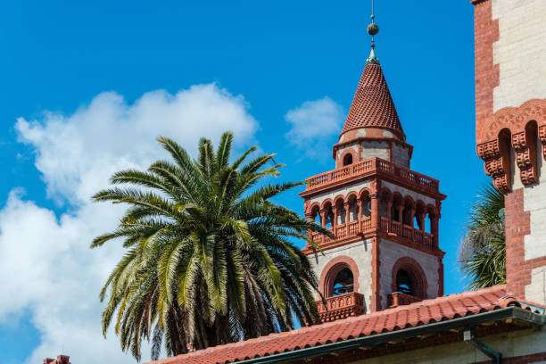 Beautiful building of Henry Flagler College, a major university in St. Augustine Florida. It is named after Henry Flagler, a very important businessman in the history of St. Augustine and the state of Florida.