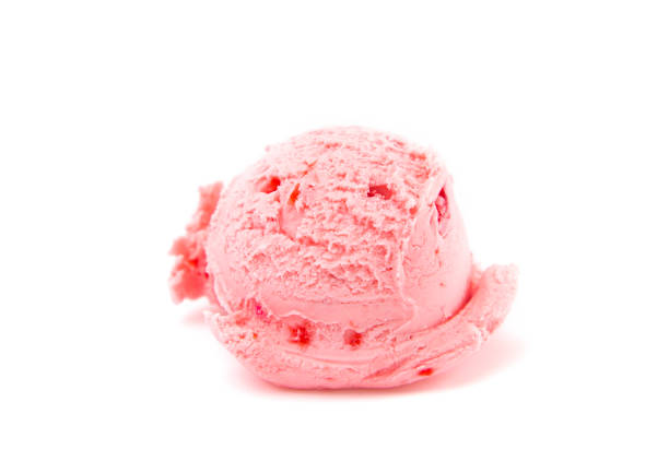 istock Single Scoop of Cherry Ice Cream 950913770