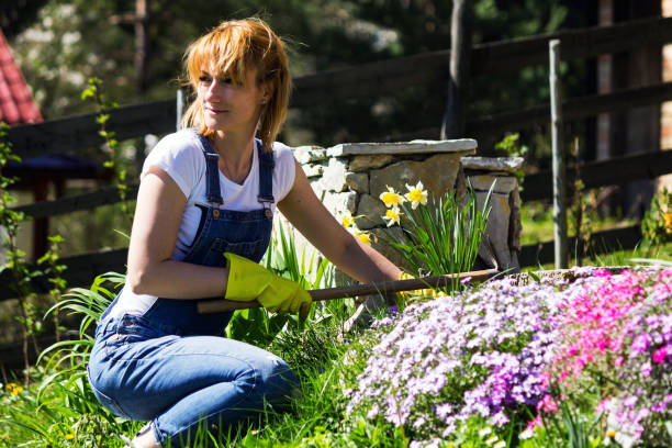 istock Young woman gardening 950913932