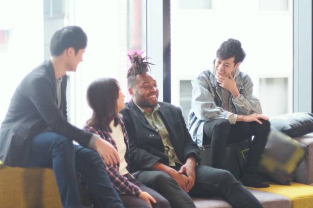istock Various ethnic young people meeting in a modern share office 950918342