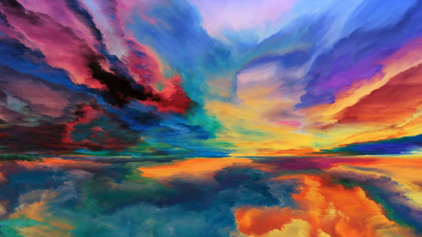 Virtual Life of Abstract Landscape