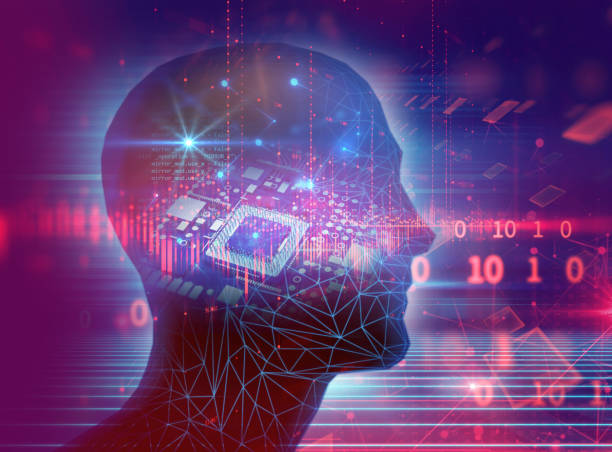 istock double exposure image of virtual human 3dillustration 950952532