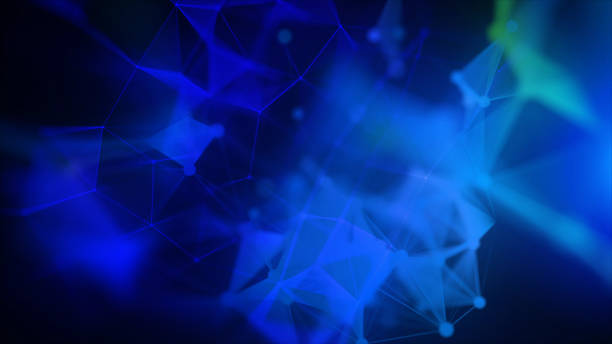 istock Futuristic digital blockchain background, fintech technology 950953558