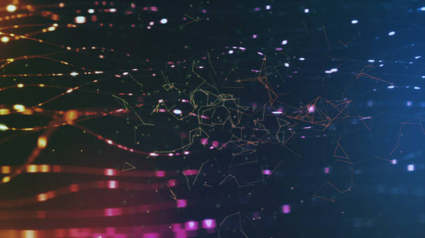 istock Futuristic Digital Blockchain Background, Fintech Technology Concept 950953716