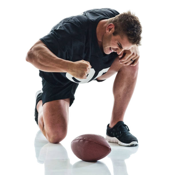 istock Handsome muscle guy sports fan 950956412
