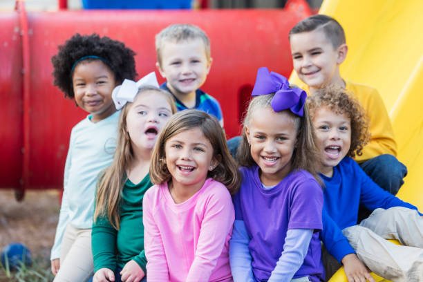 istock Multi-ethnic school children on playground 950956854