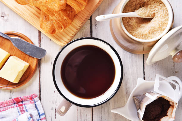 istock Instant freshly brewed cup of coffee 950956892