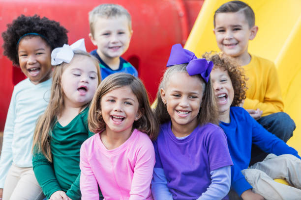 istock Multi-ethnic school children on playground 950957410