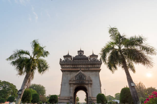 istock Beautiful architecture Patuxay(Victory Gate) in Vientiane, Laos 950965512