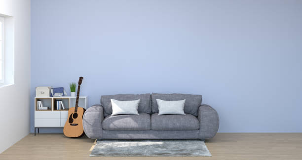 istock Sofa Cabinet in simple interior 3D Illustration luxury contemporary modern, design background 950970342