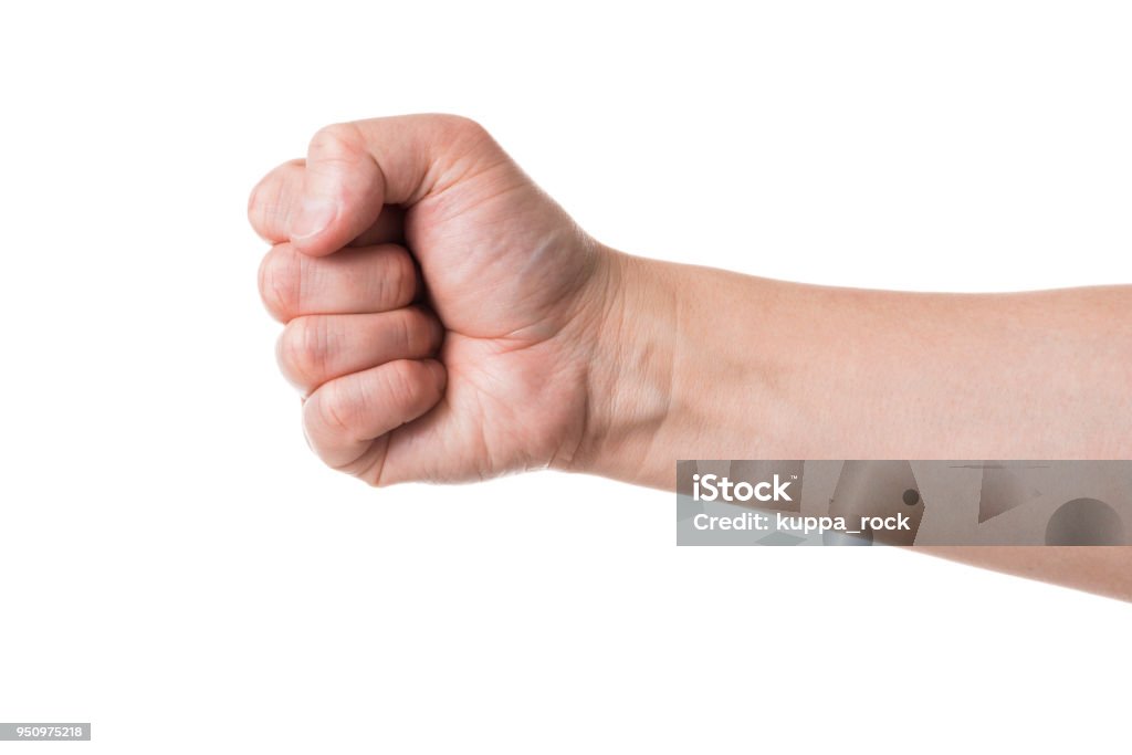 Male hand body parts Fist Stock Photo