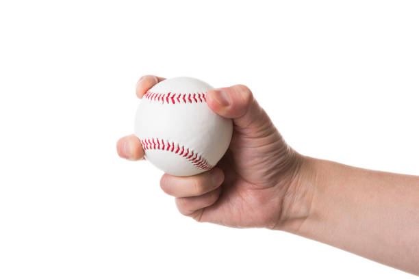istock Male hand holding a baseball 950977494