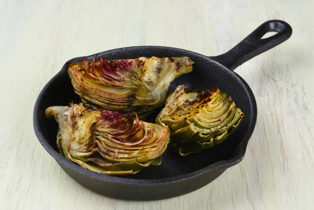 istock Artichokes in Cast Iron Skillet 950978308