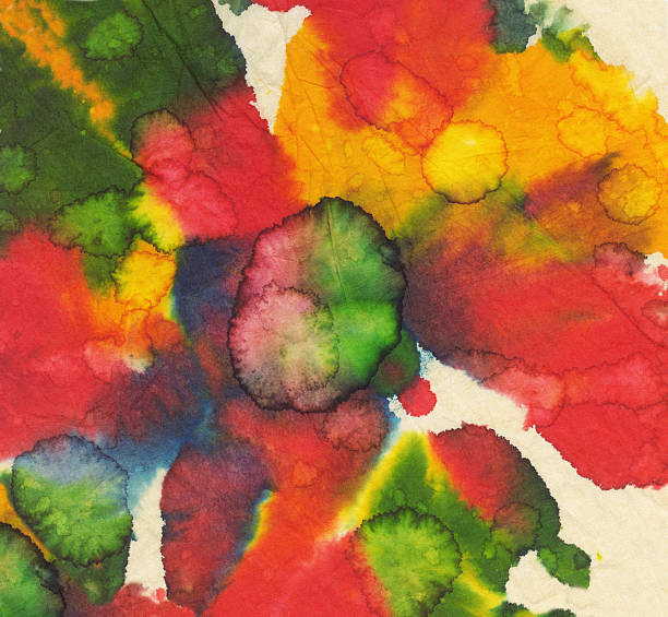istock Paint Splotches on Textured Paper 95097881