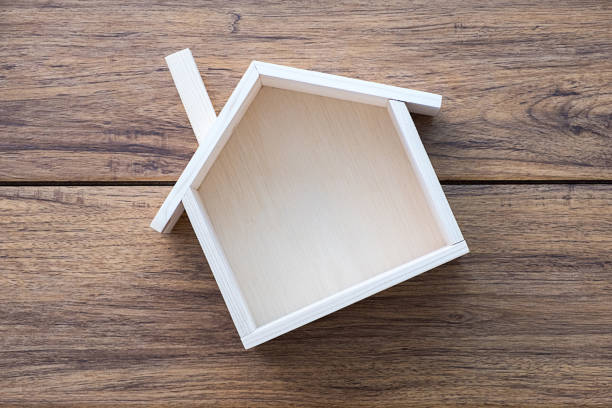 istock Home sweet home copy space Handmade home Shaped symbol house 950982128