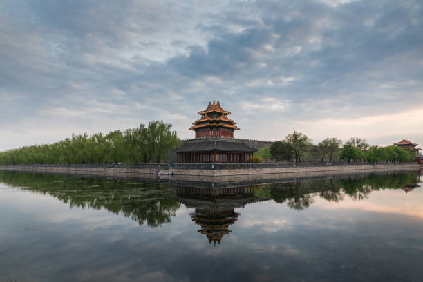 istock Beijing Forbidden City Moat and Corner House 950986520