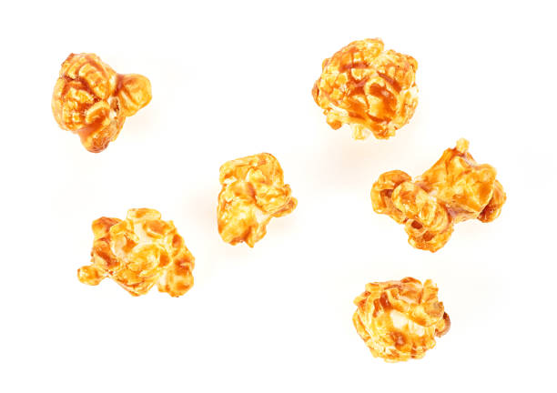 istock Popcorn with caramel isolated on a white background 950991038